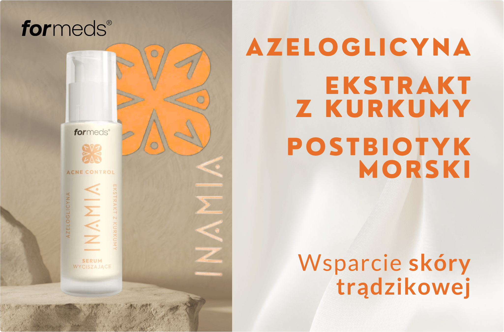 INAMIA Acne Control Serum Wyciszające dla Skóry Problematycznej 30 ml ForMeds