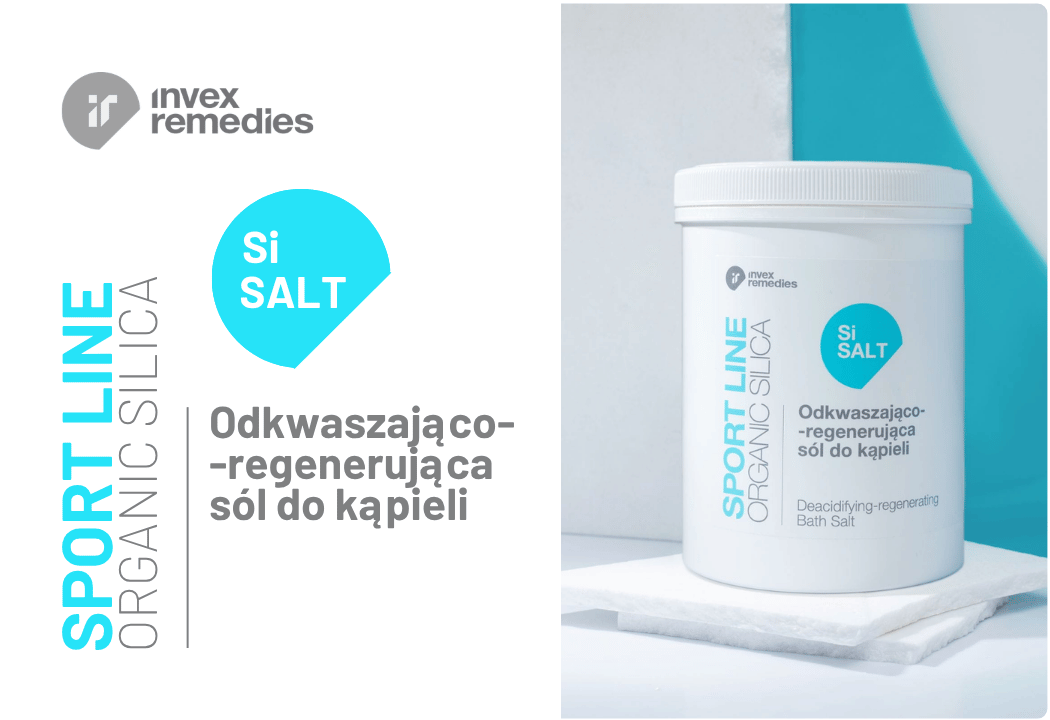 Sól Do Kąpieli Odkwaszająco-Regenerująca SiSALT SPORT LINE 1500 g Invex Remedies