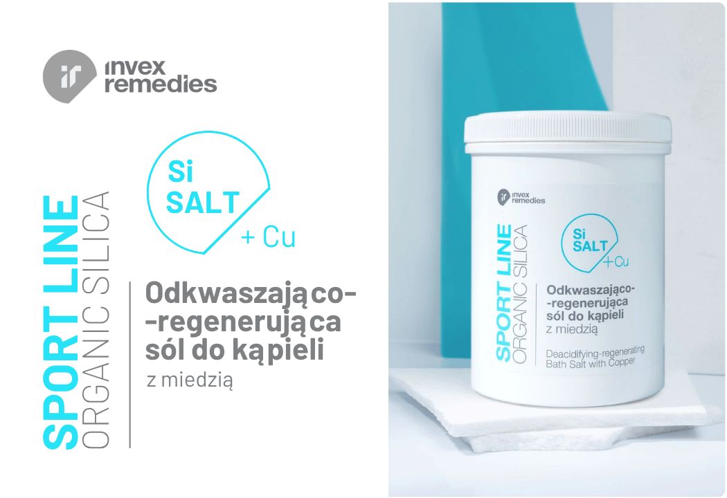 Sól do Kąpieli z Miedzią SiSALT + Cu 1500 g (1,5 kg) Odkwaszająco-Regenerująca Invex Remedies