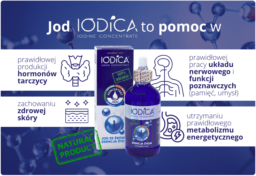 Koncentrat Jodu 100% Natural w Płynie IODICA