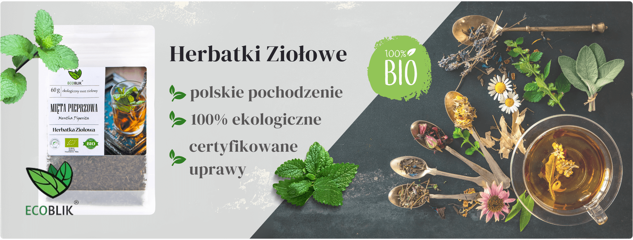 Mięta pieprzowa Herbatka ziołowa EcoBlik