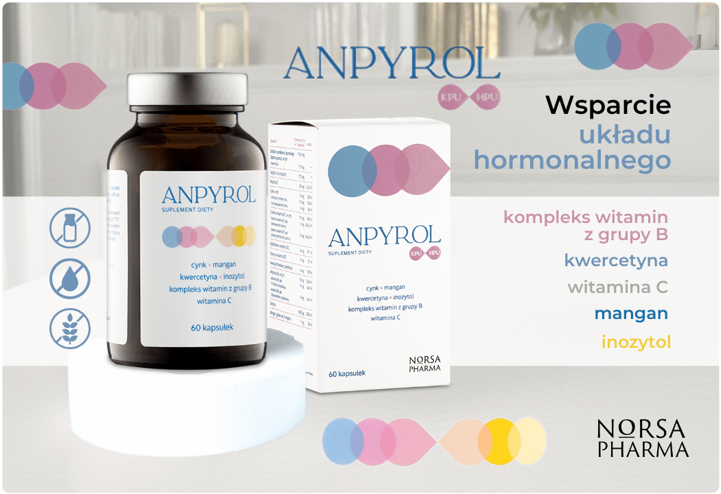 Anpyrol KPU HPU Wsparcie Układu Hormonalnego (60 kaps) Norsa Pharma