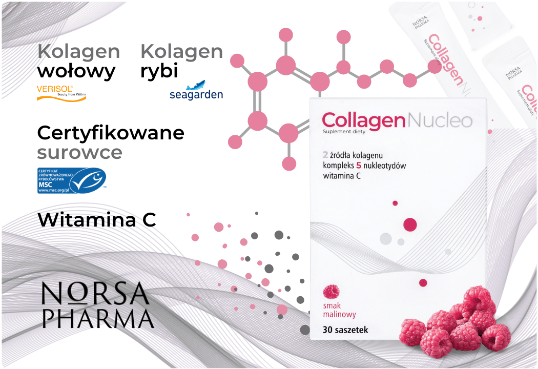 Collagen Nucleo Smak Malinowy Norsa Pharma