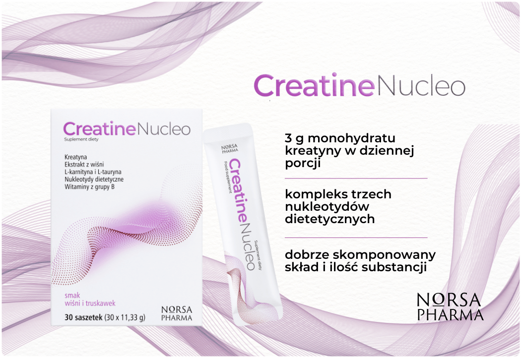 Creatine Nucleo Smak Wiśniowo-Truskawkowy Norsa Pharma