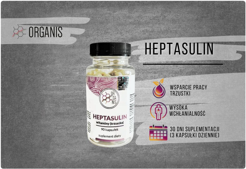 Heptasulin Witaminy Trzustka (90 kaps) Organis