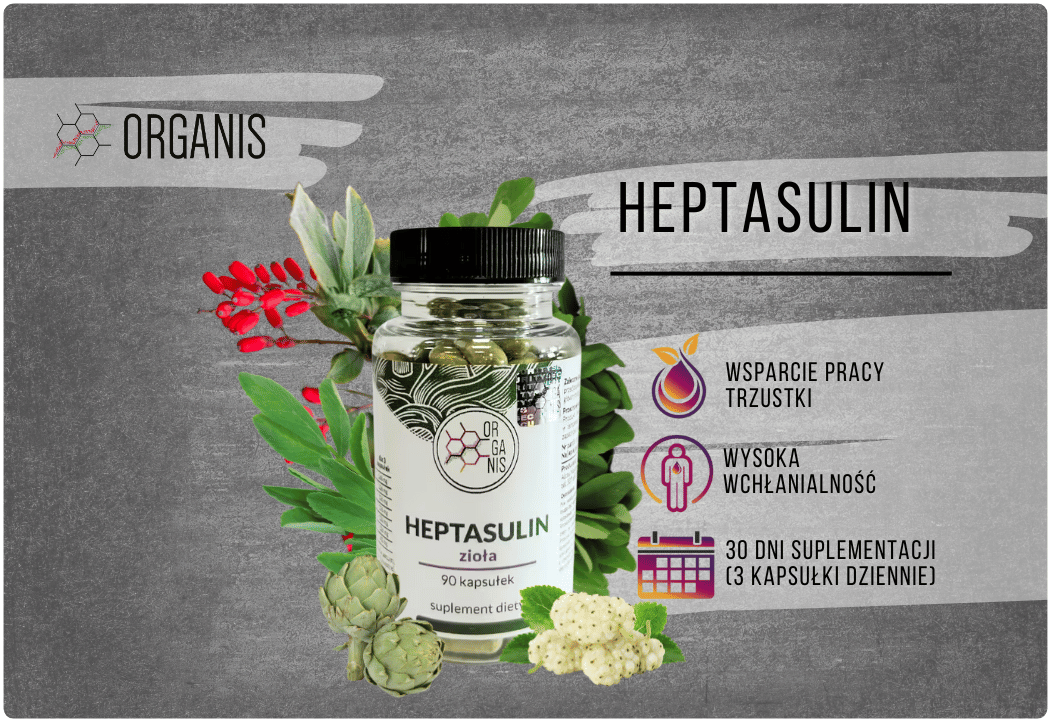 Heptasulin Trzustka (90 kaps) Organis