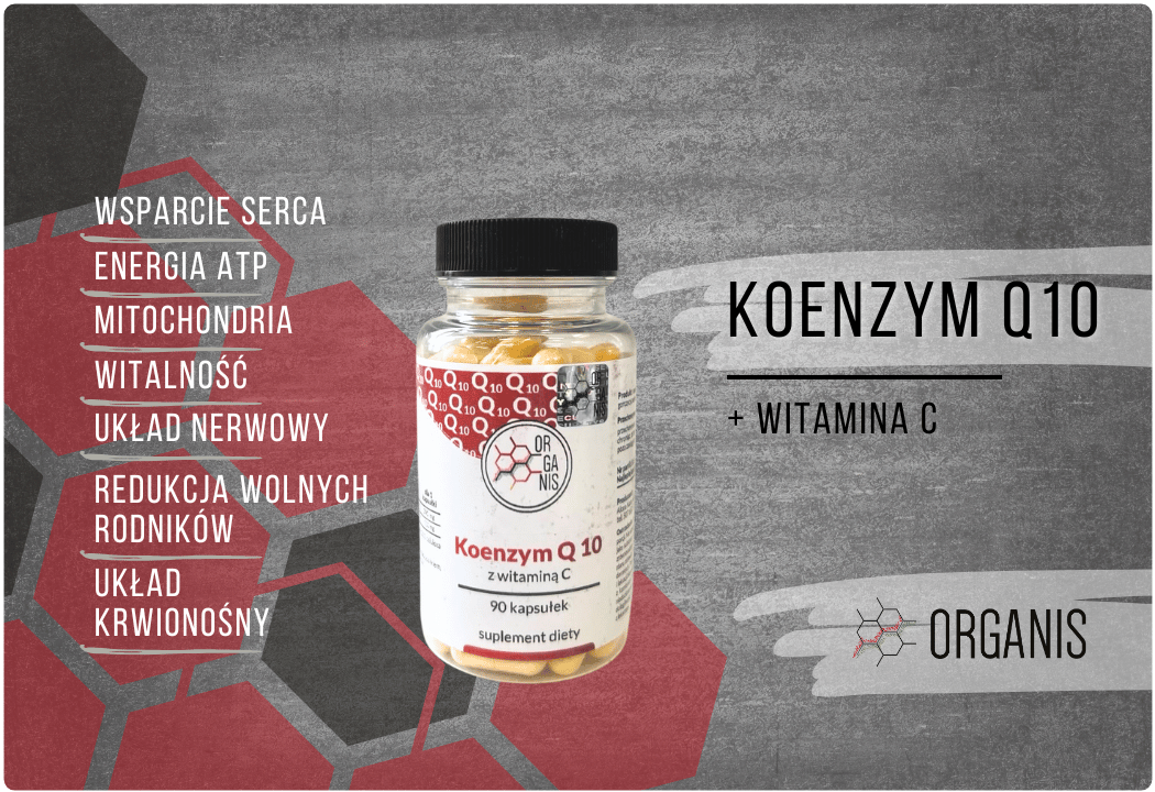 Koenzym Q10 Witamina C (90 kaps) Organis