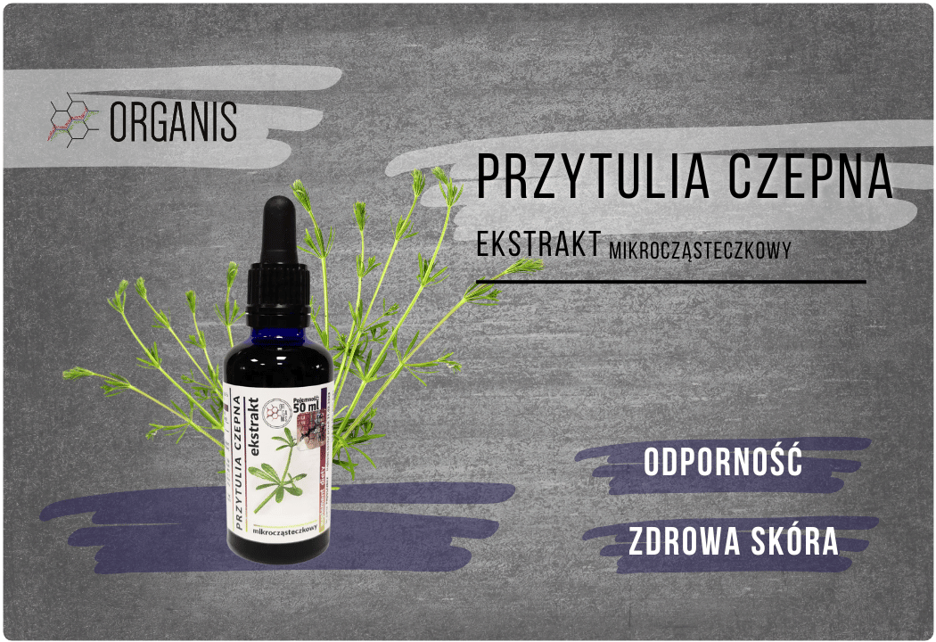 Przytulia Czepna Ekstrakt Mikrocząsteczkowy 50 ml Organis