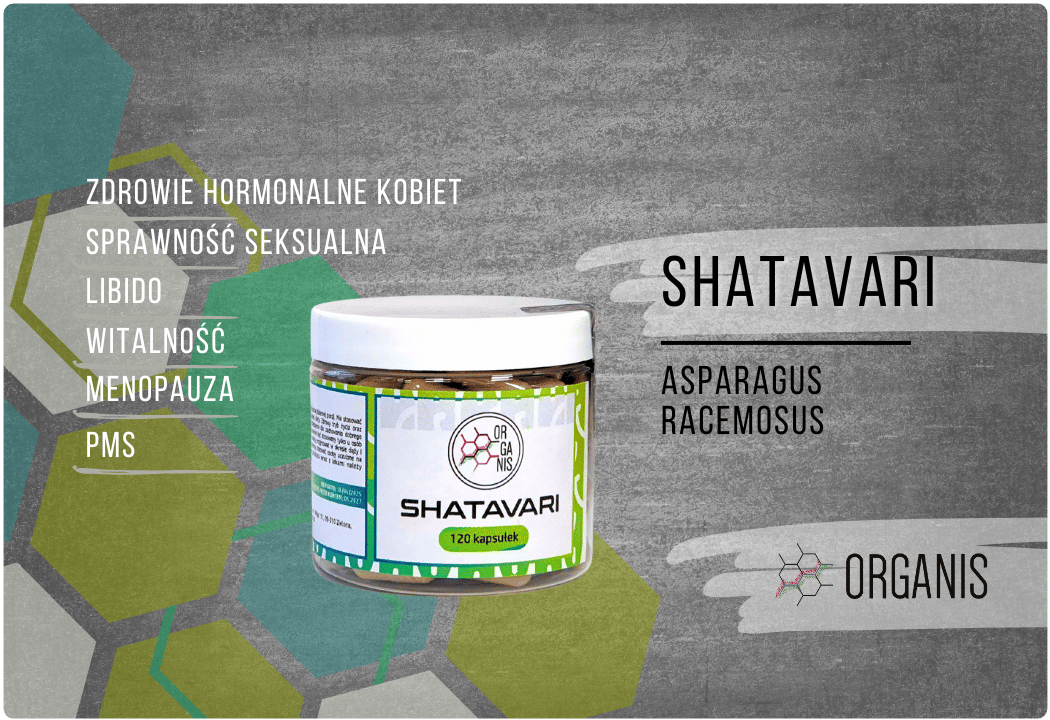 Shatavari Asparagus Racemosus (120 kaps) Organis