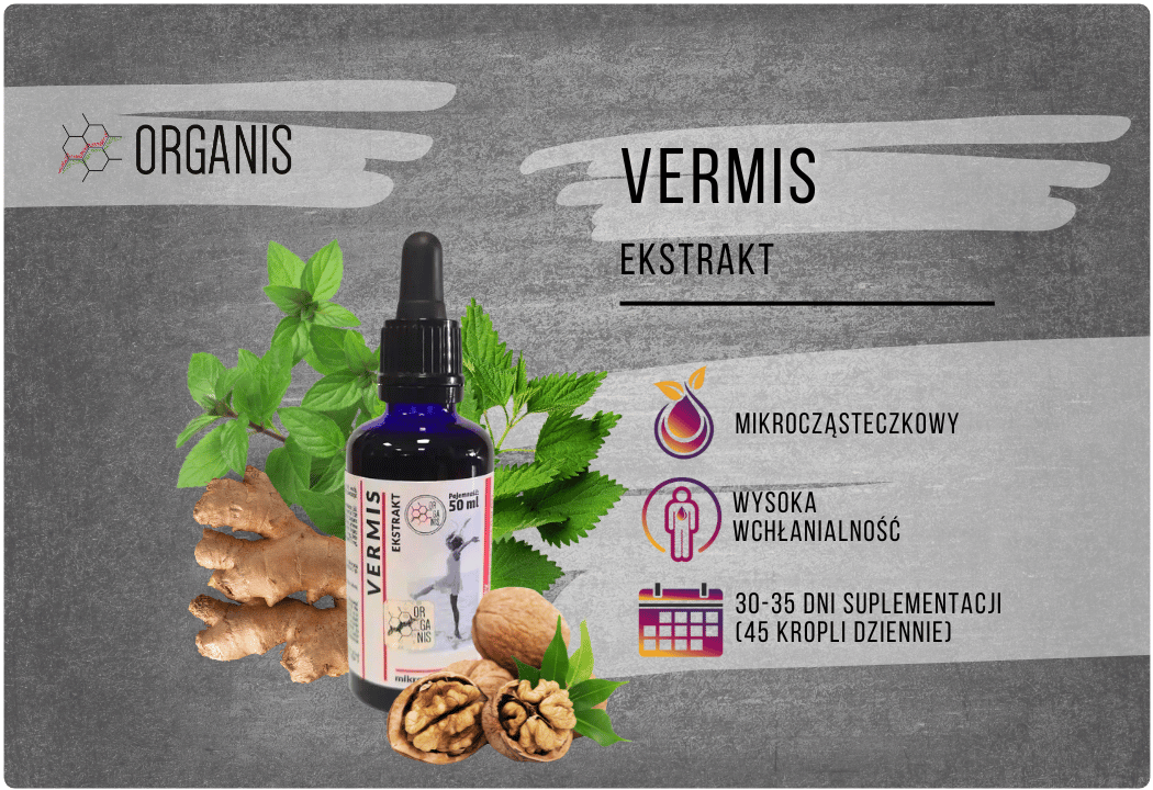 Vermis Ekstrakt Mikrocząsteczkowy 50 ml Organis