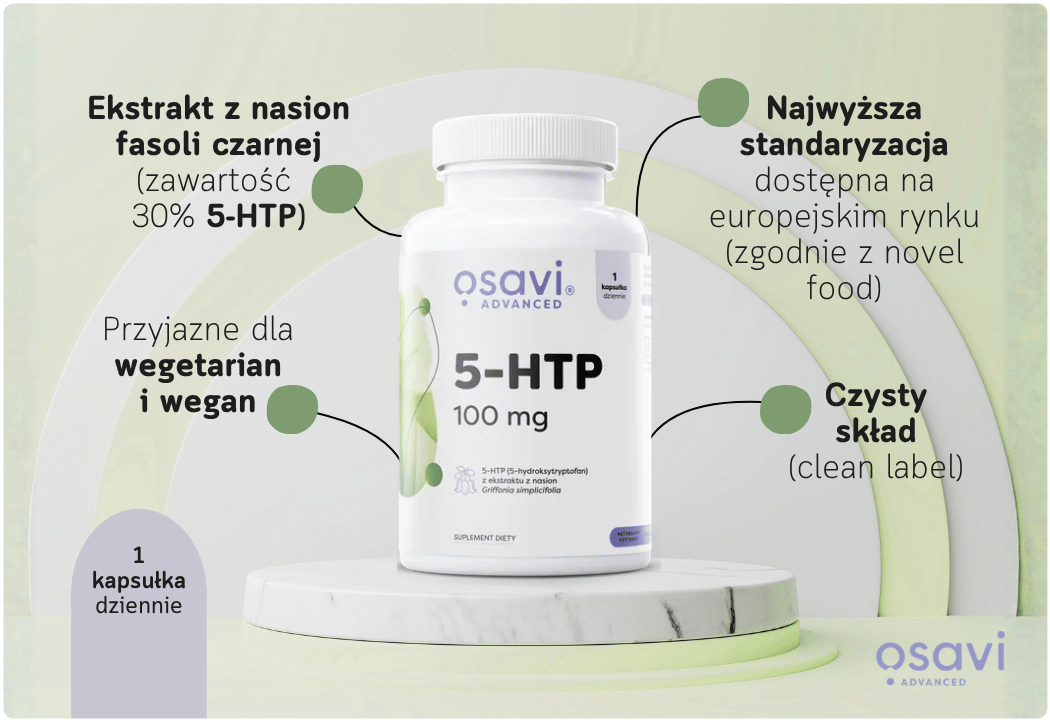 5-HTP 30% Hydroksytryptofanu Osavi