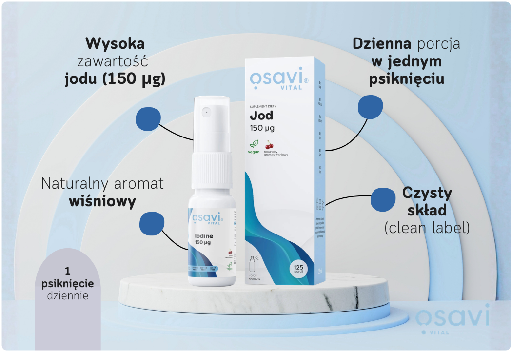 Jod 150 µg spray doustny, smak wiśniowy - 25 ml