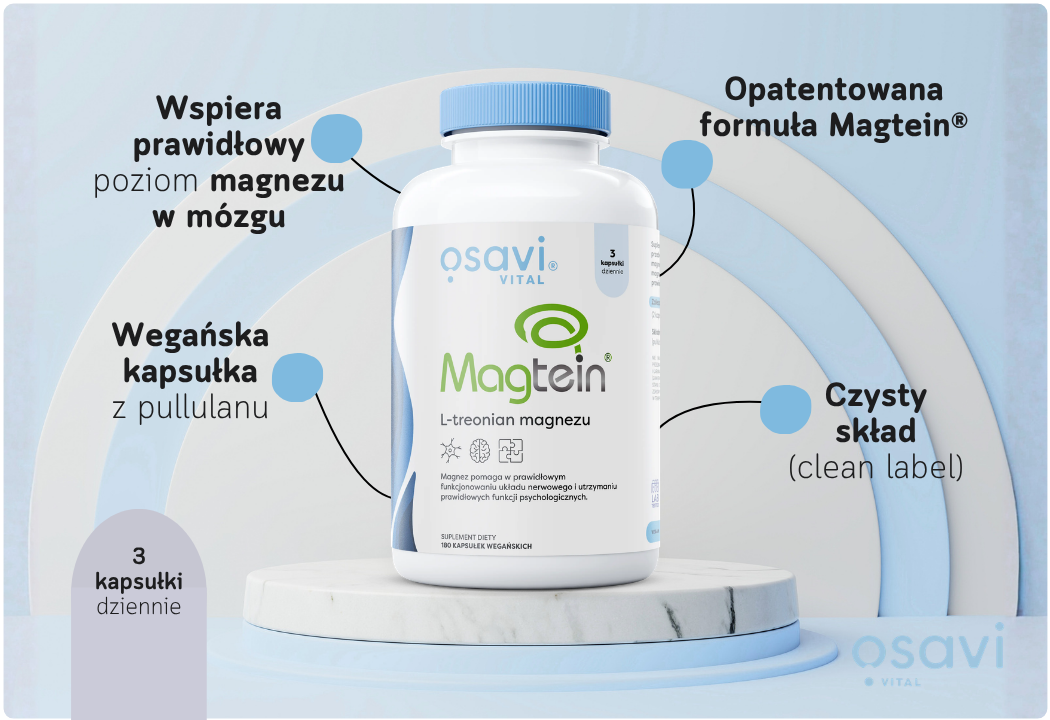 Magtein L-treonian Magnezu (180 kaps) Osavi