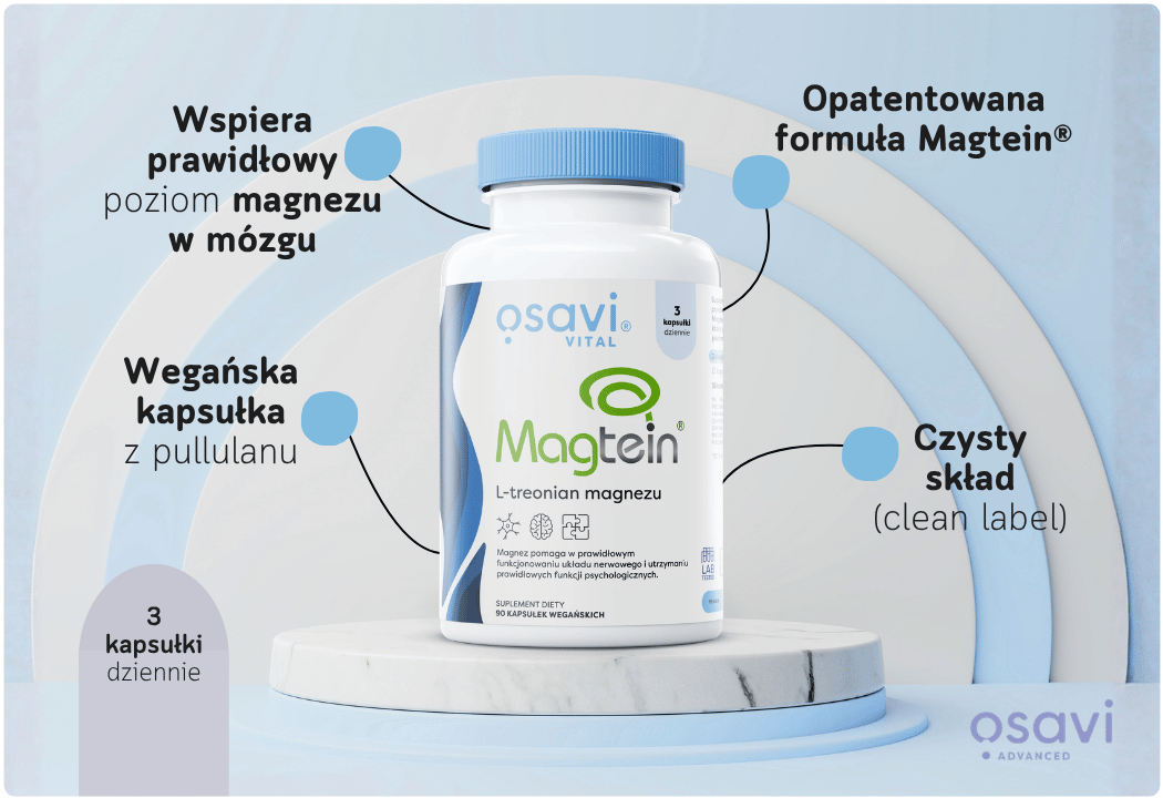 Magtein L-treonian Magnezu (90 kaps) Osavi