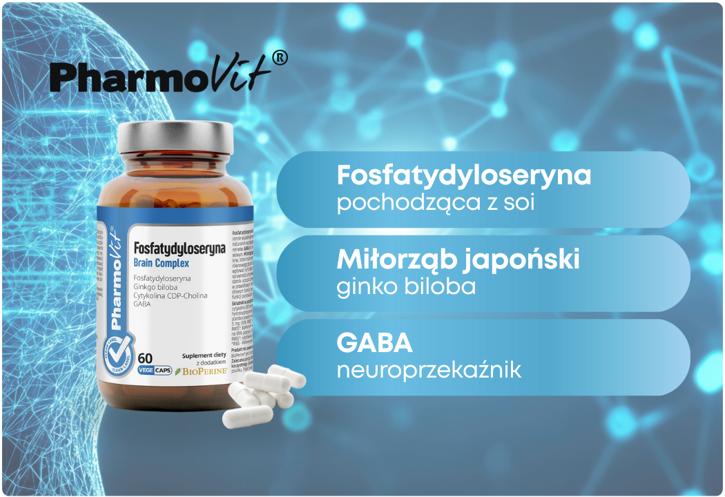 Fosfatydyloseryna Brain Complex 60 kaps PV Pharmovit