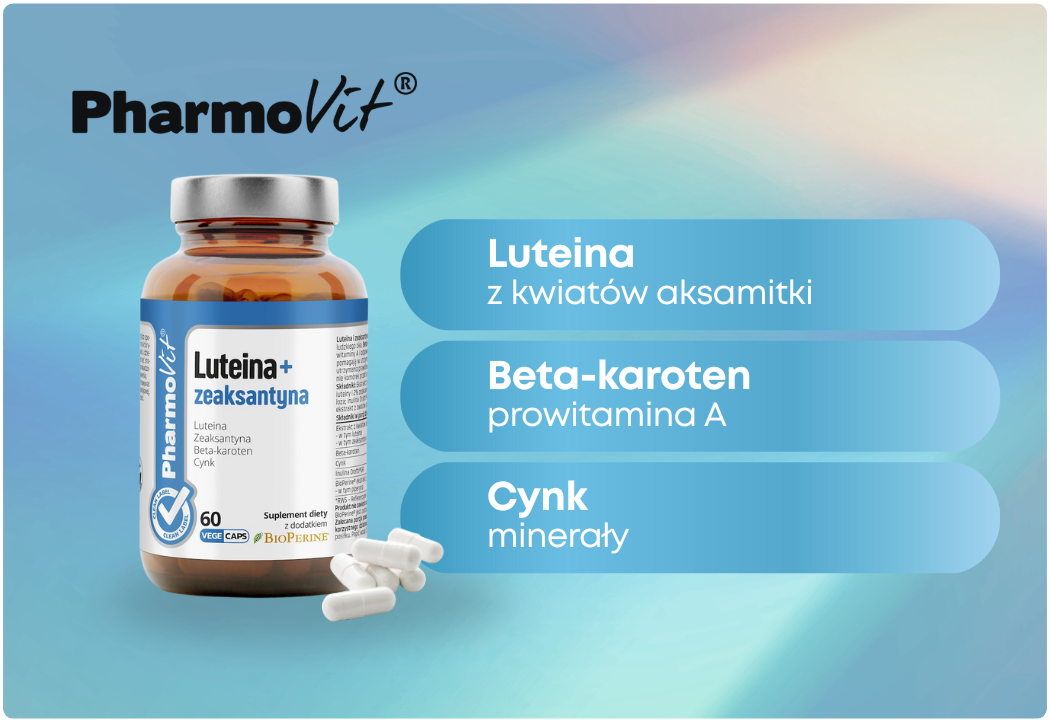 Luteina + Zeaksantyna 60 kaps Pharmovit