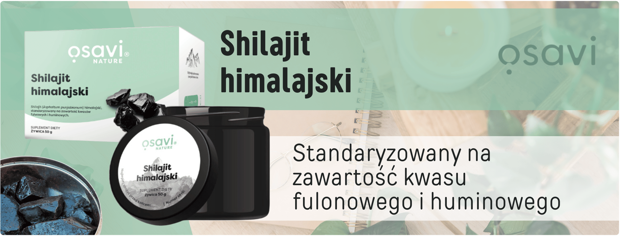 Shilajit Himalajski Mumio Żywica 50 g Osavi