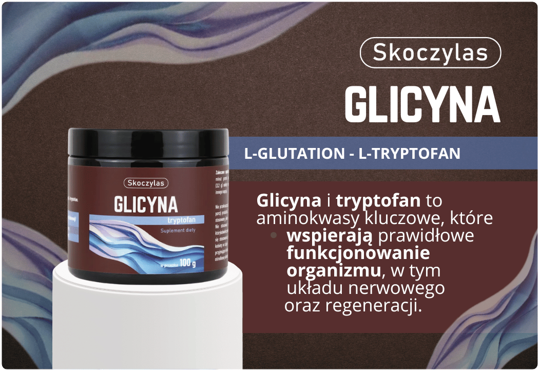 GLICYNA Tryprofan Proszek 100 g Skoczylas