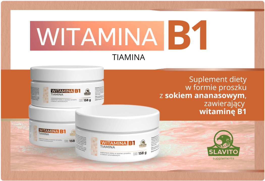 Witamina B1 z Sokiem Ananasowym 158 g Slavito