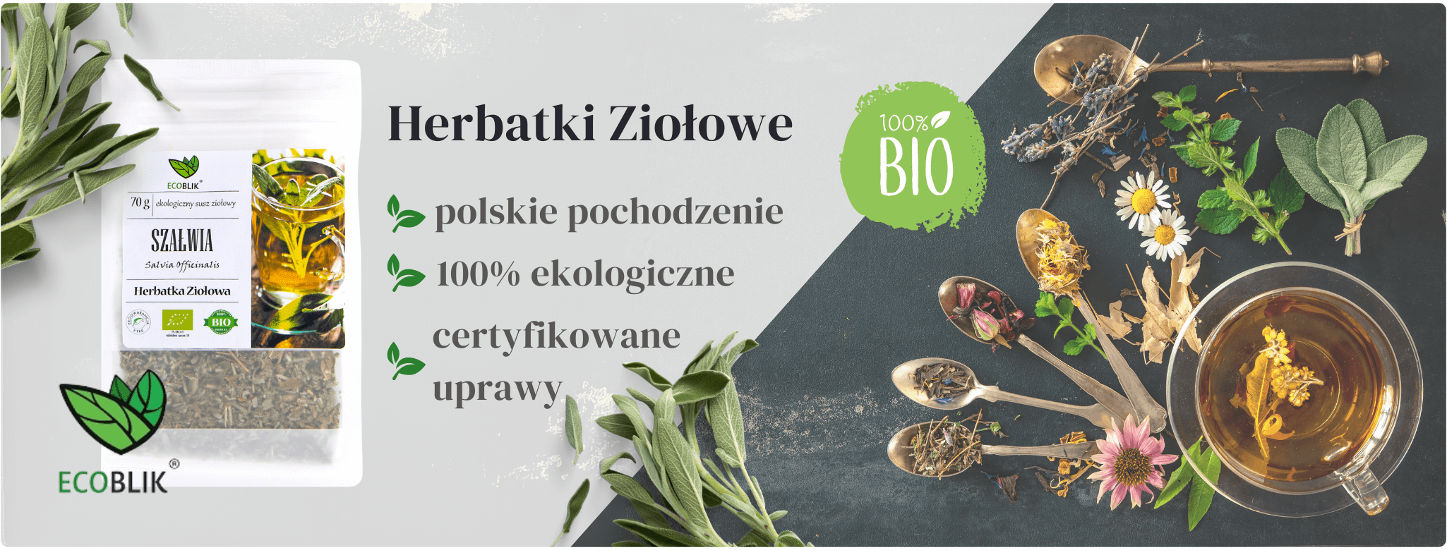 Szałwia 70g Herbatka ziołowa EcoBlik